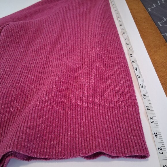 Old Navy Women V-Neck Sweater Size 2X Pink Long Sleeve Pullover Machine Washable - Picture 6 of 10